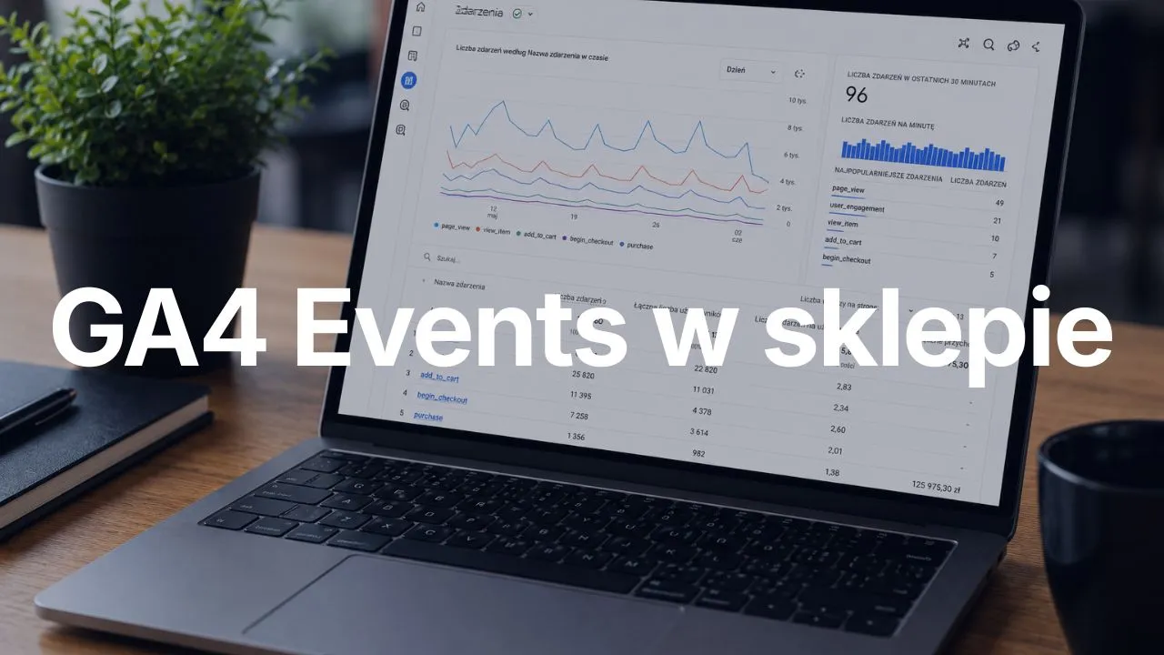 GA4 Events w sklepie - jak mierzyć sprzedaż, gdy klienci odrzucają cookies