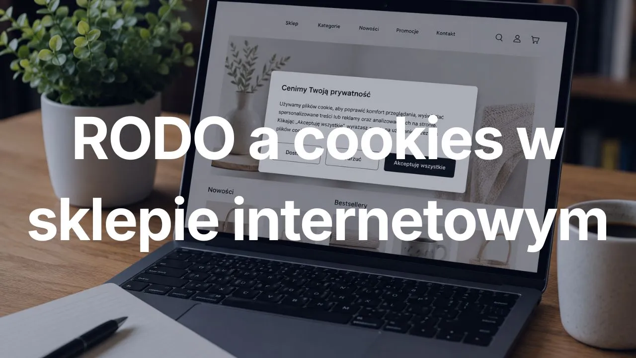 RODO a cookies w sklepie internetowym - jak legalnie zbierać zgody