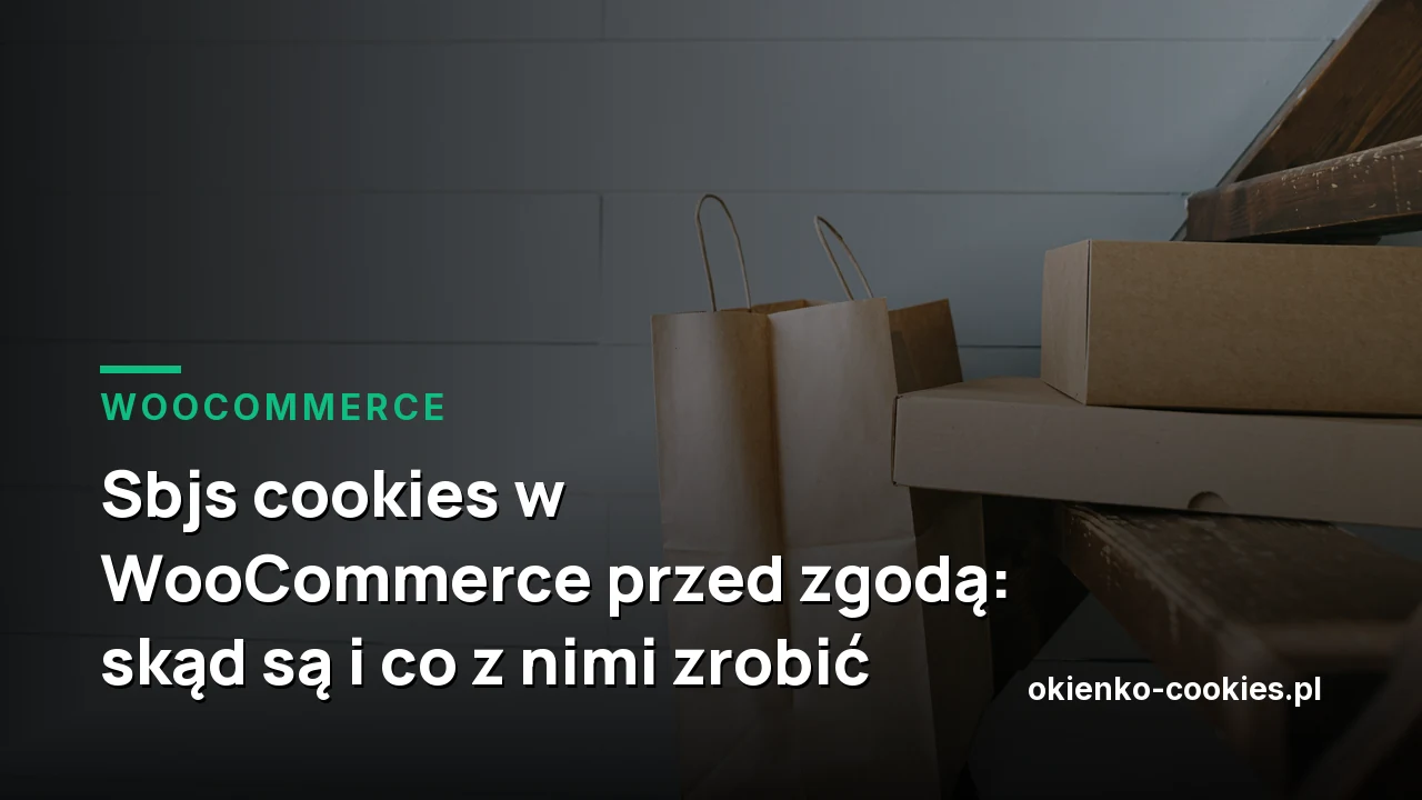 Sbjs cookies w WooCommerce przed zgodą: skąd są i co z nimi zrobić